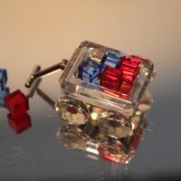 SWAROVSKI CRYSTAL TOY WAGON 289647