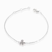 BRACCIALE LE BEBè BRICIOLE ORO BIANCO BIMBO