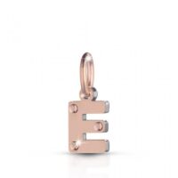 Ciondolo Oro rosa Le Bebè lettera E