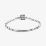 Bracciale Pandora Moments Con maglia snake e Chiusura Pavè