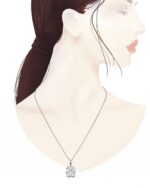 Collana Le Bebè I Pavè Bimba Grande