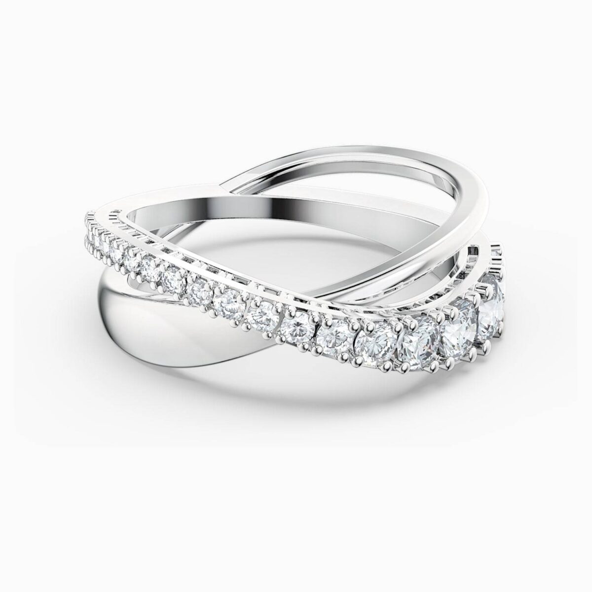 Anello Swarovski Twist Rows