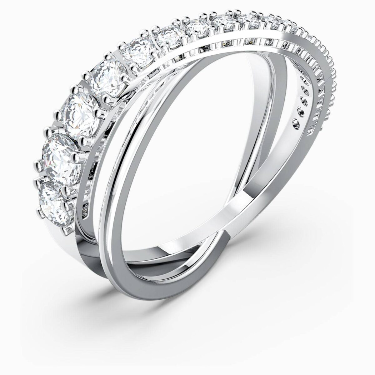 Anello Swarovski Twist Rows