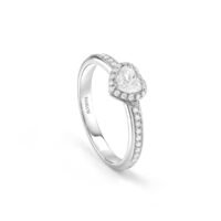 Anello Damiani Minou Cuore Full Pavè