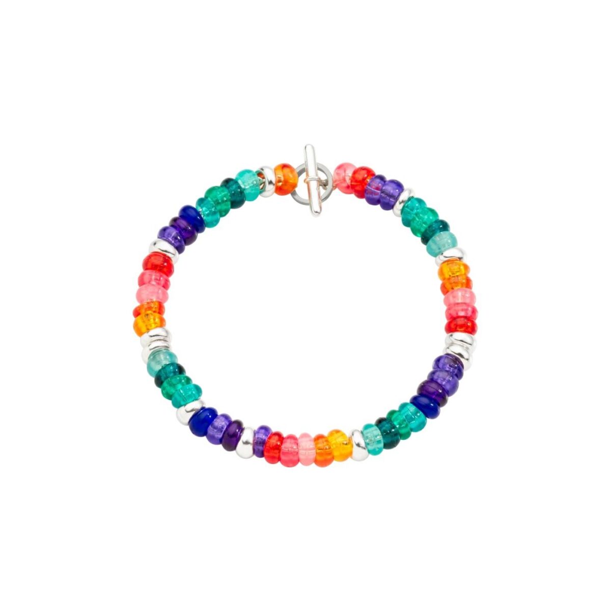 Bracciale Dodo Rondelle Arcobaleno