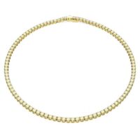 Collana Swarovski Matrix Tennis Oro