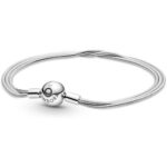 Bracciale Pandora Multifilo Con Chiusura a Sfera