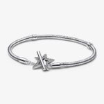 Bracciale Pandora Con Chiusura a T e Stella