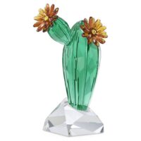 Cristallo Swarovski Cactus Giallo Oro