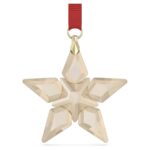Cristallo Swarovski Decorazione Festive 2023 Stella Oro Piccola