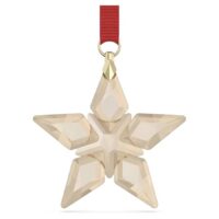 Cristallo Swarovski Decorazione Festive 2023 Stella Oro Piccola