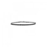 Bracciale Tennis Recarlo Face Cube Nero