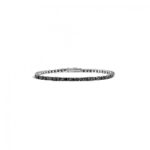 Bracciale Tennis Recarlo Face Cube Nero