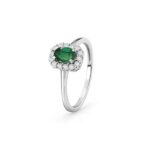 Anello Bliss Regal Smeraldo