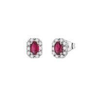 Orecchini Bliss Regal Rubini