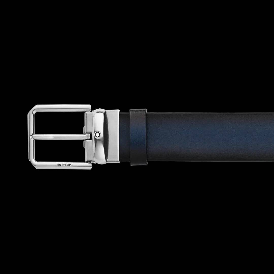 Cintura Montblanc Sfumato con fibbia Rettangolare