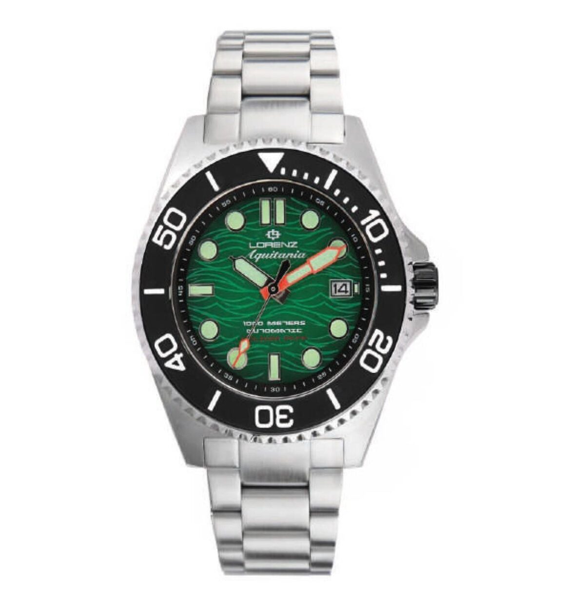 Orologio Lorenz Aquitania 1000m Verde
