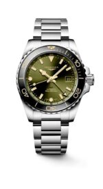 Orologio Longines HydroConquest GMT Verde