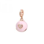 Charm Rosato Storie Campanellino Nascita Rosa