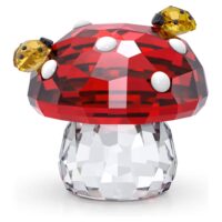 Cristallo Swarovski Idyllia Fungo e Coccinelle