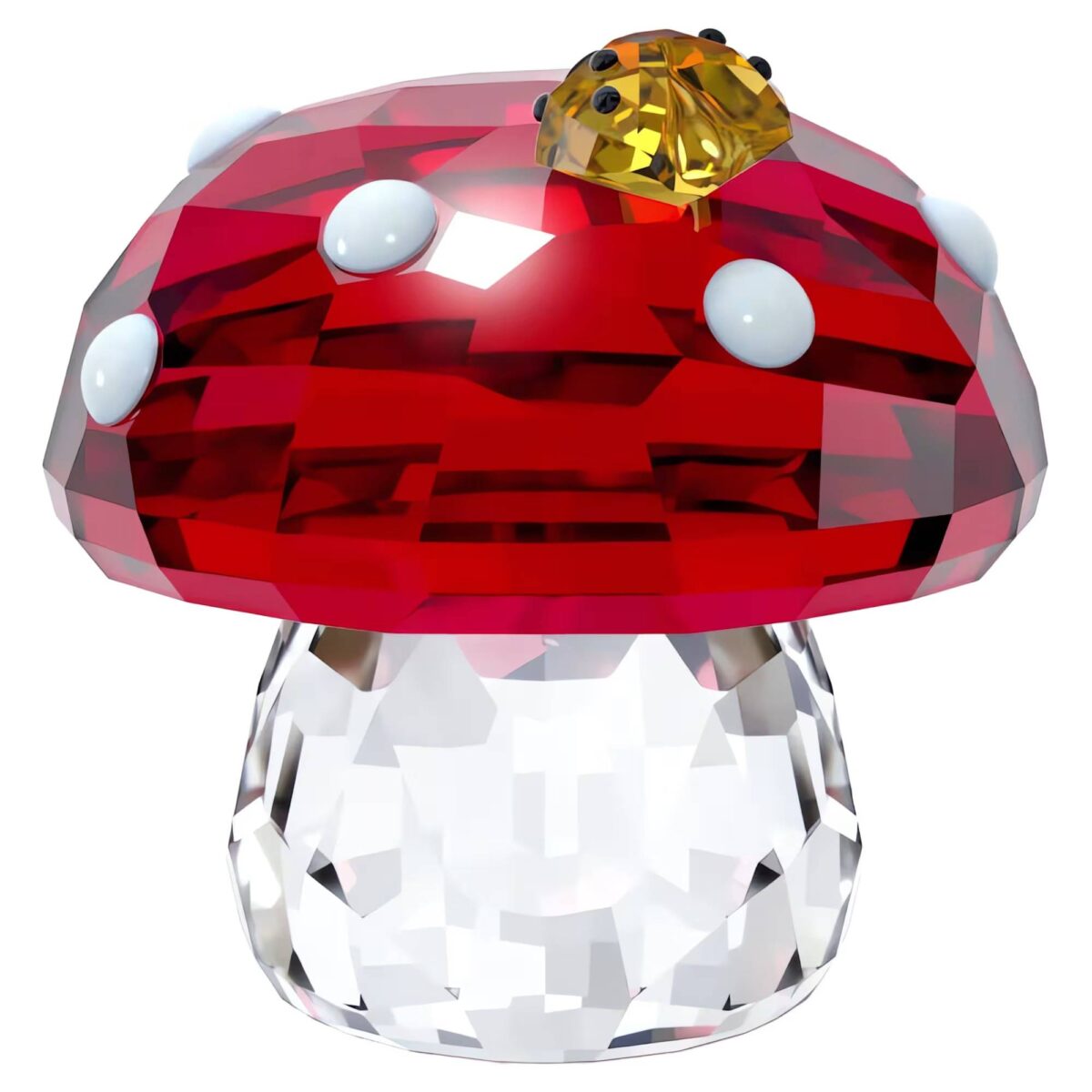 Cristallo Swarovski Idyllia Fungo e Coccinelle