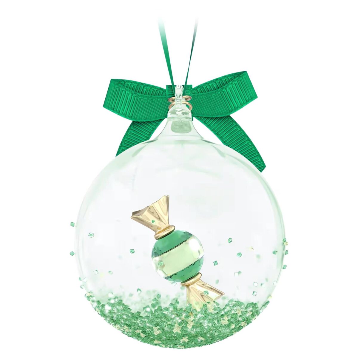 Cristallo Swarovski Decorazione Pallina Holiday Cheers Dulcis Verde