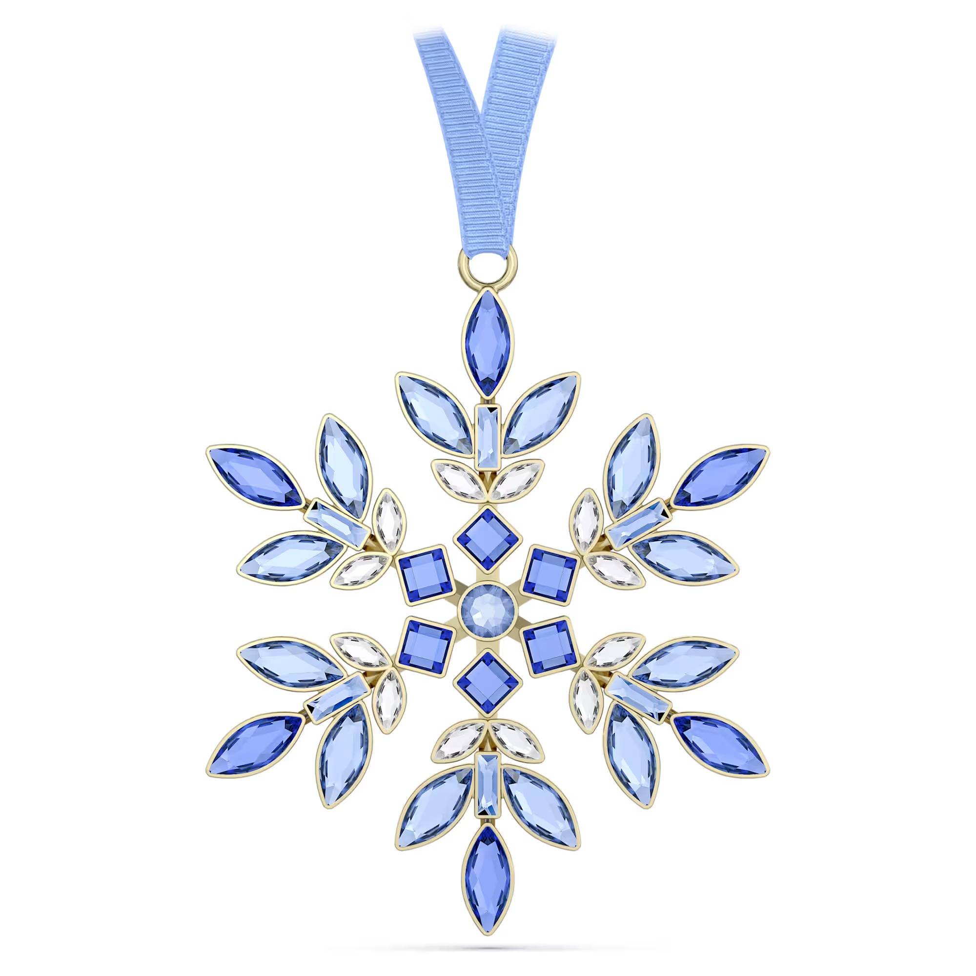 Cristallo Swarovski Gema Decorazione di Natale Blu