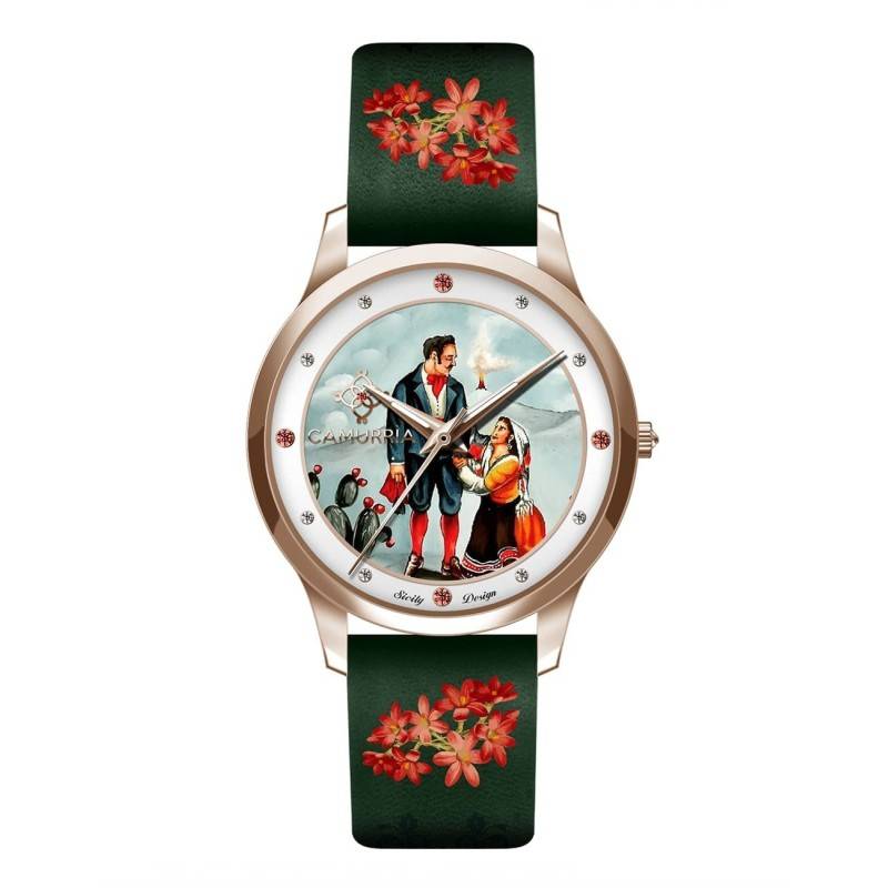 Orologio Camurrìa Cavalleria Rusticana Turiddu e Santuzza