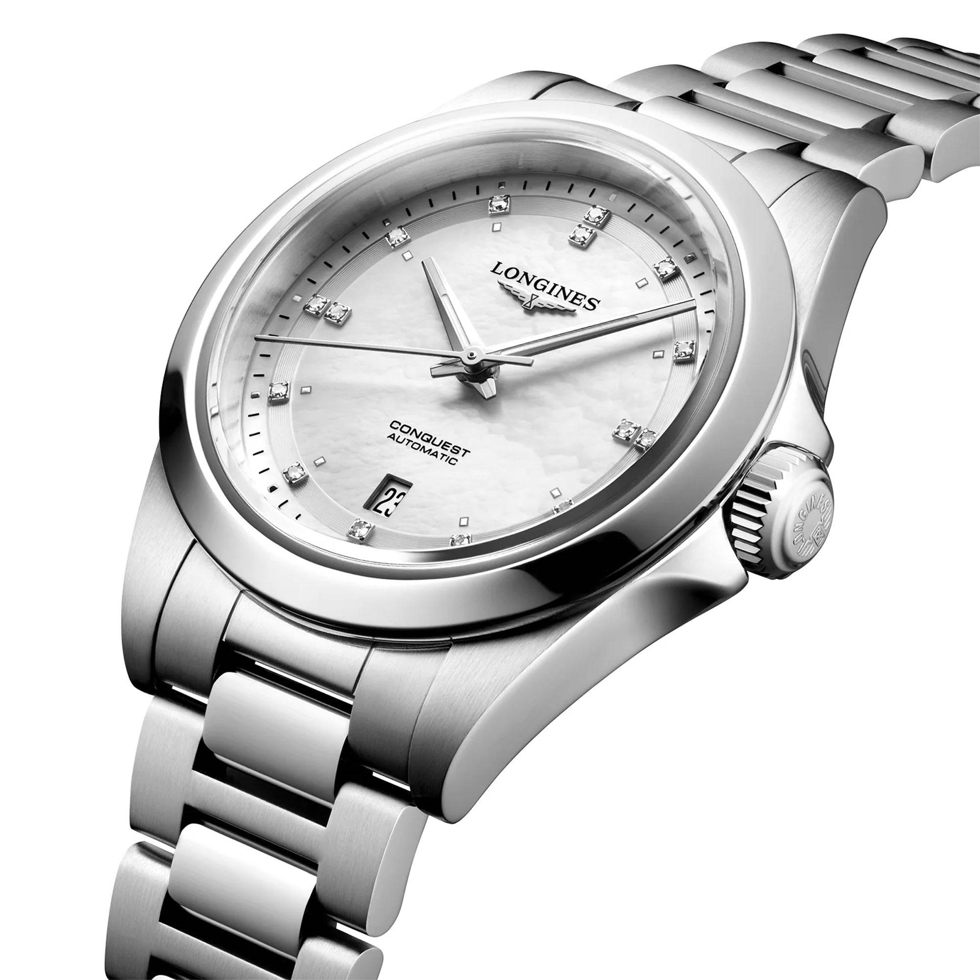 Orologio Longines Conquest 30mm Con Diamanti