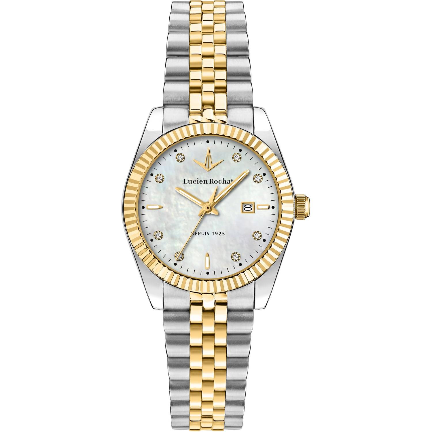 Orologio Lucien Rochat Bienne Bicolore con Diamanti