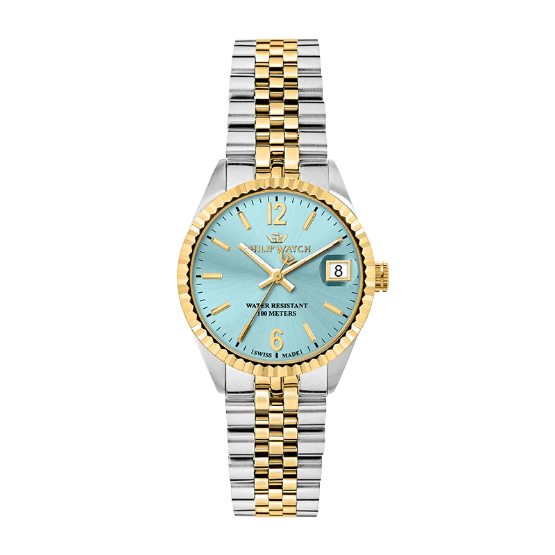 Orologio Philip Watch Caribe Azzurro Oro