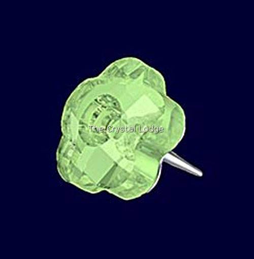 Cristallo Swarovski Porta Candele Verde