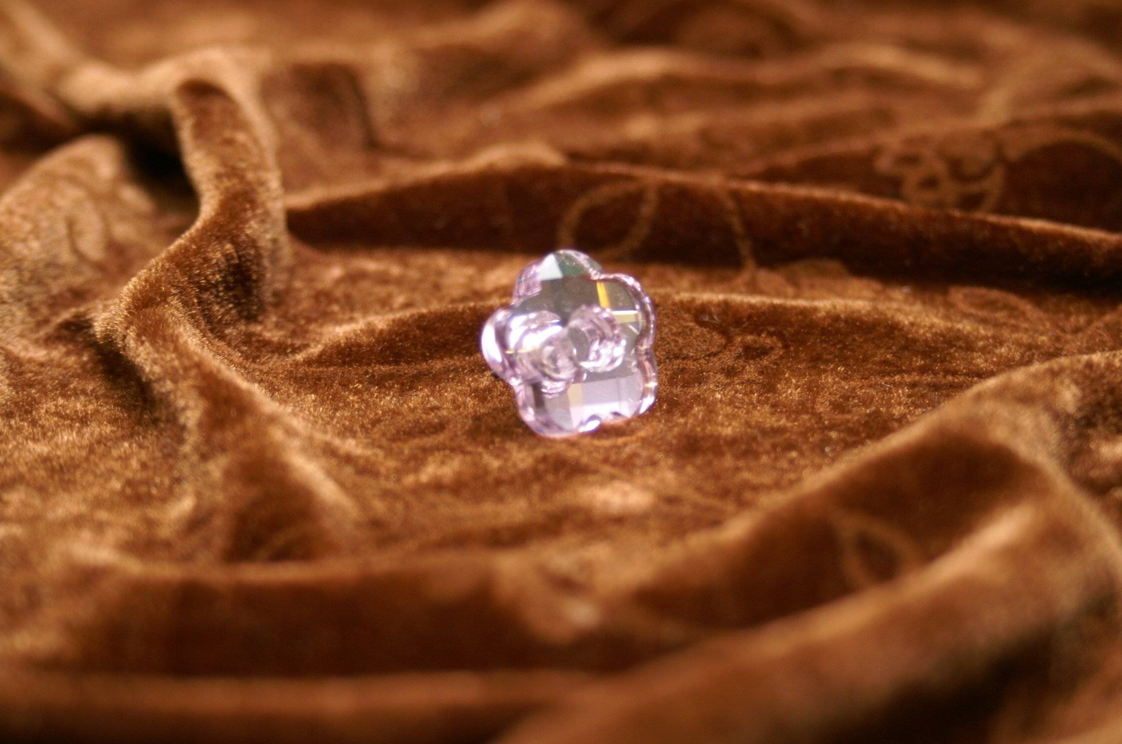 Cristallo Swarovski Porta Candele Rosa