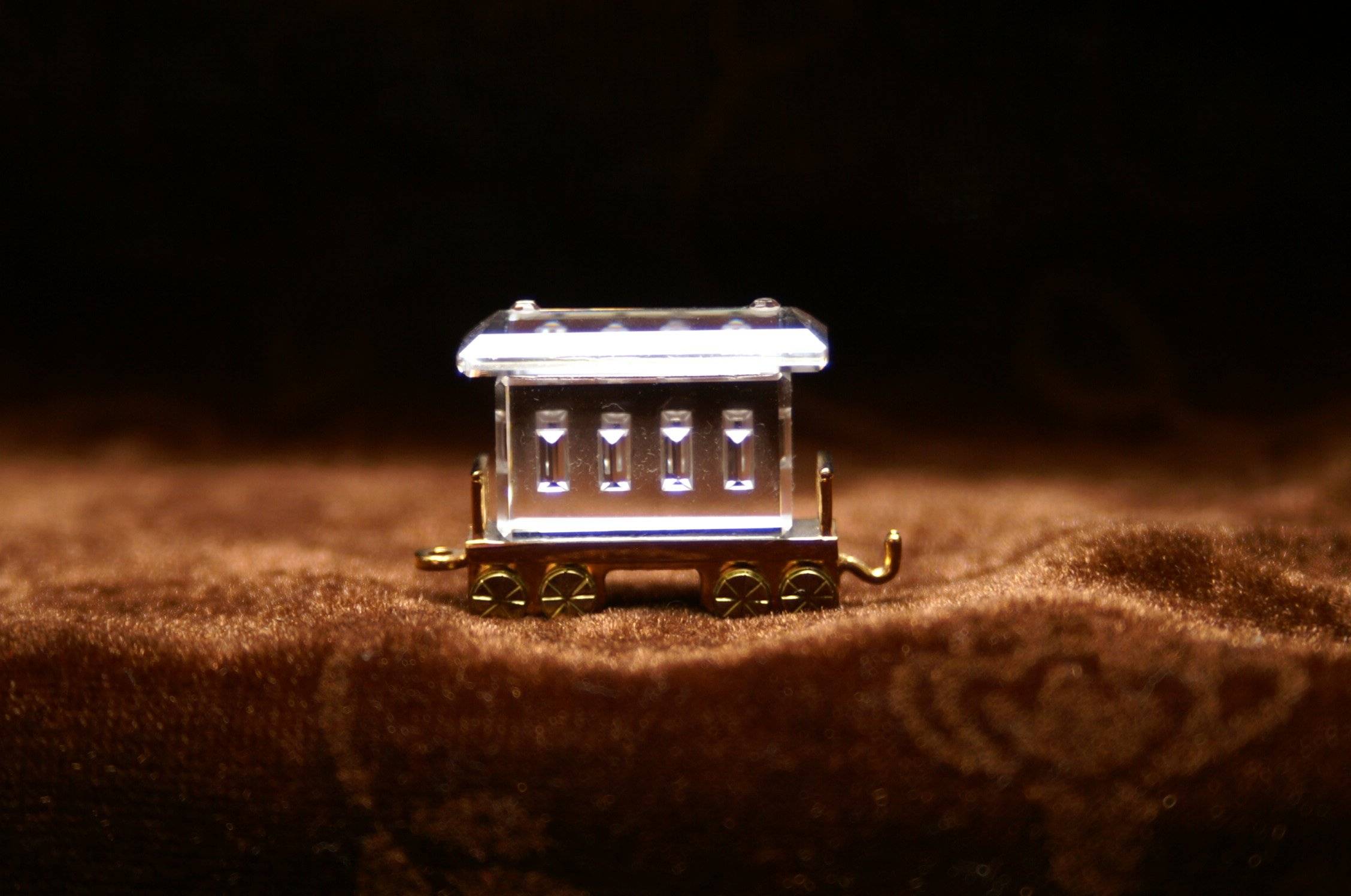 Cristallo Swarovski Carrozza Treno Passeggeri Crystal Memories
