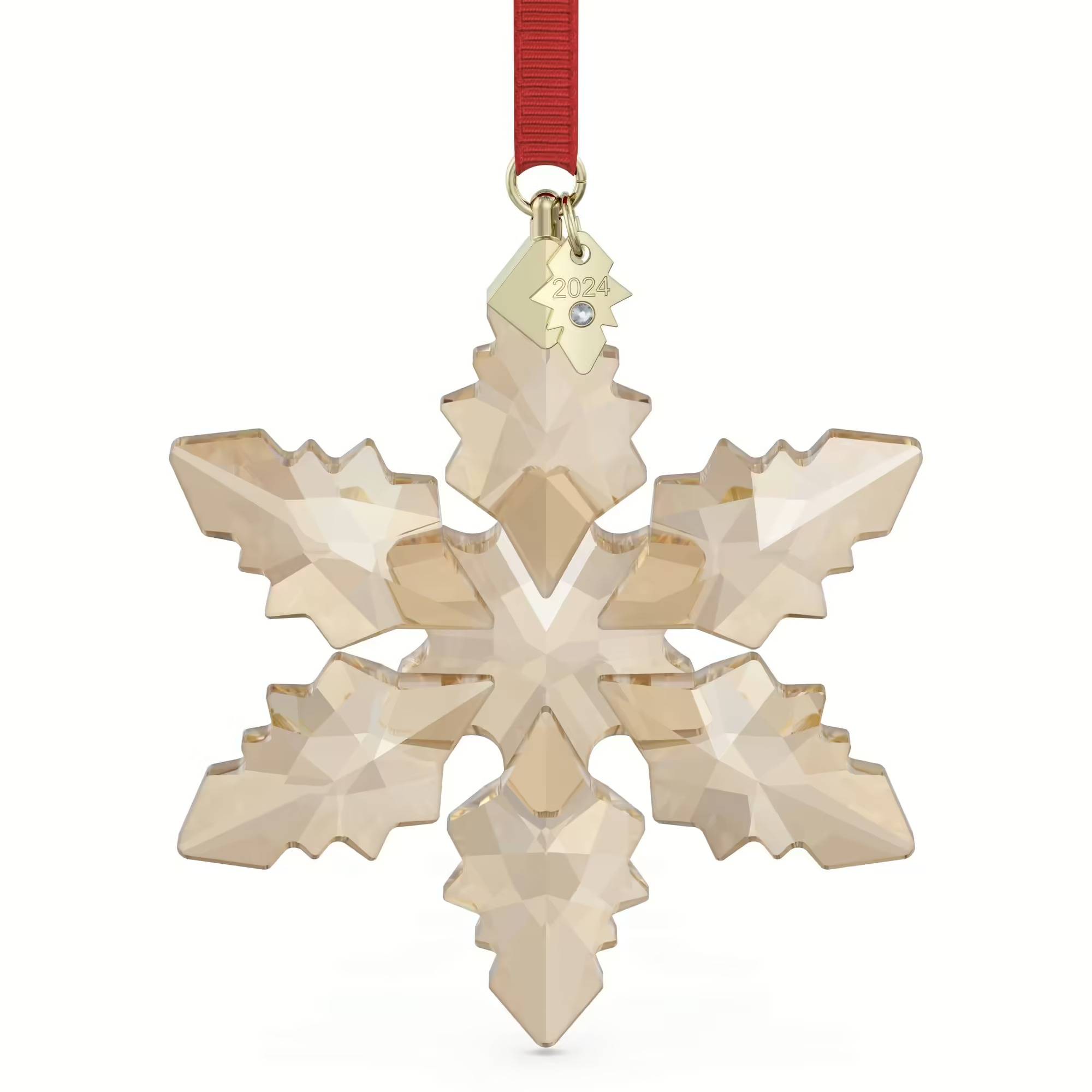 Cristallo Swarovski Decorazione Stella Oro Annual Edition 2024