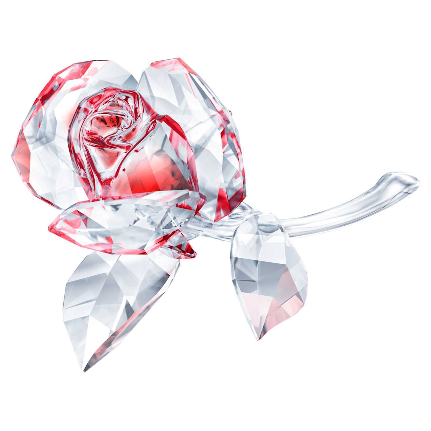 Cristallo Swarovski Bocciolo di Rosa Rosso