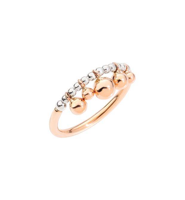 Anello Dodo Bollicine Oro Rosa