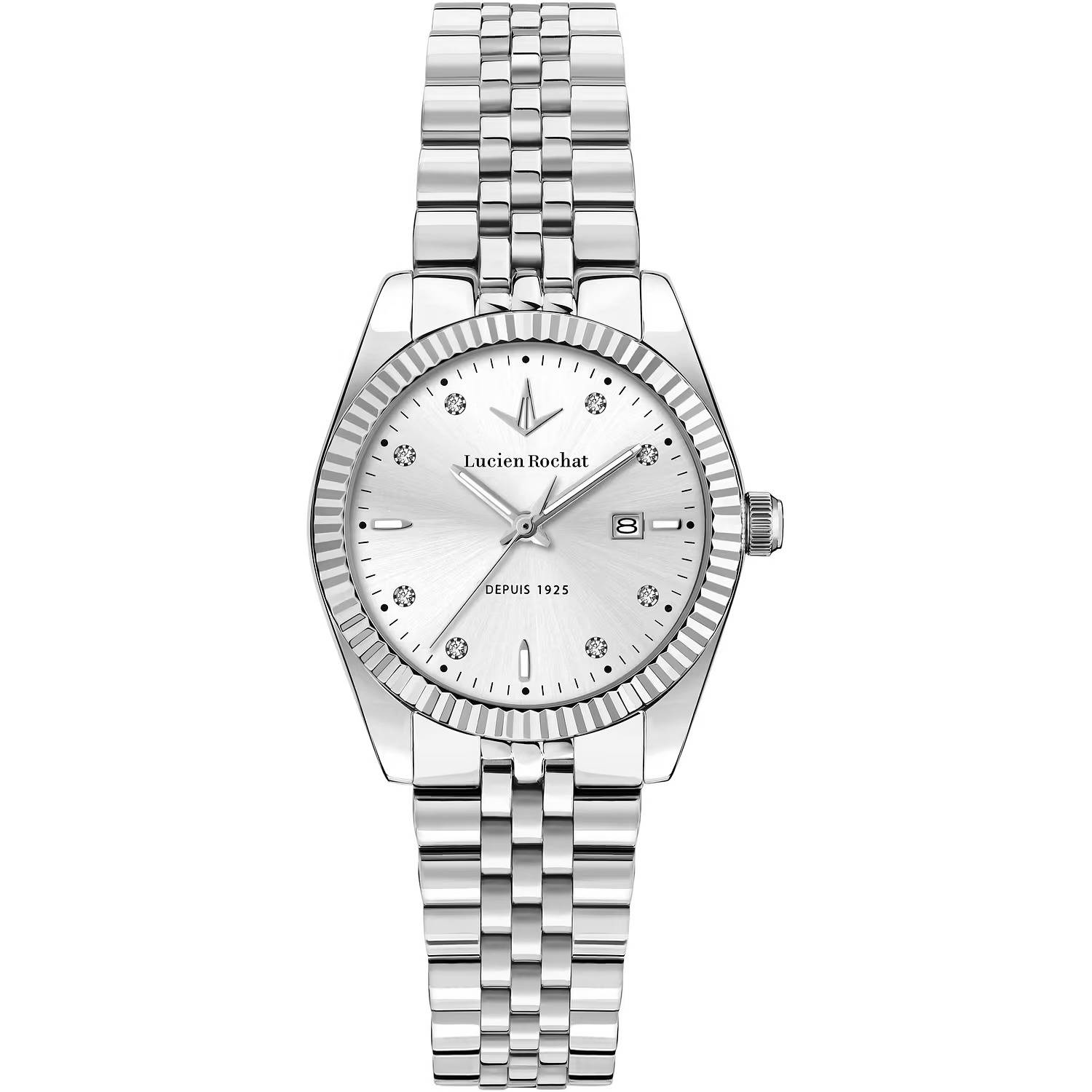 Orologio Lucien Rochat Bienne Silver con Diamanti