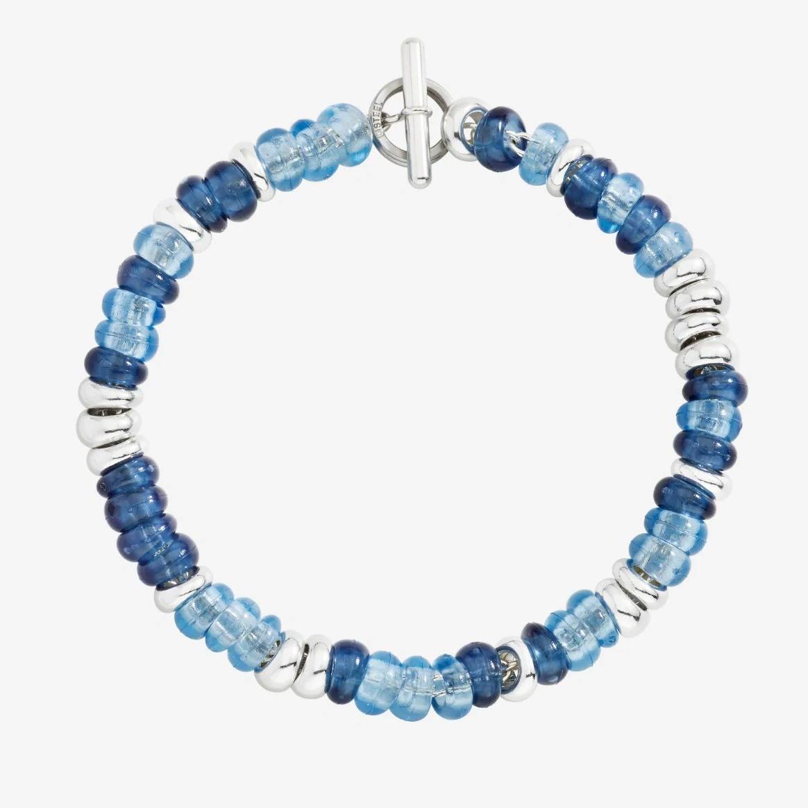 Bracciale Dodo Rondelle Argento e Plastica riciclata