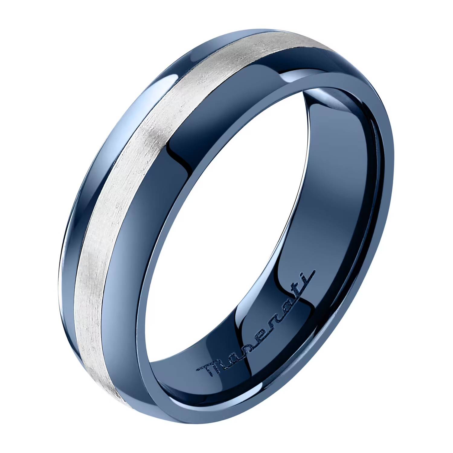 Anello Maserati Ceramic Blu