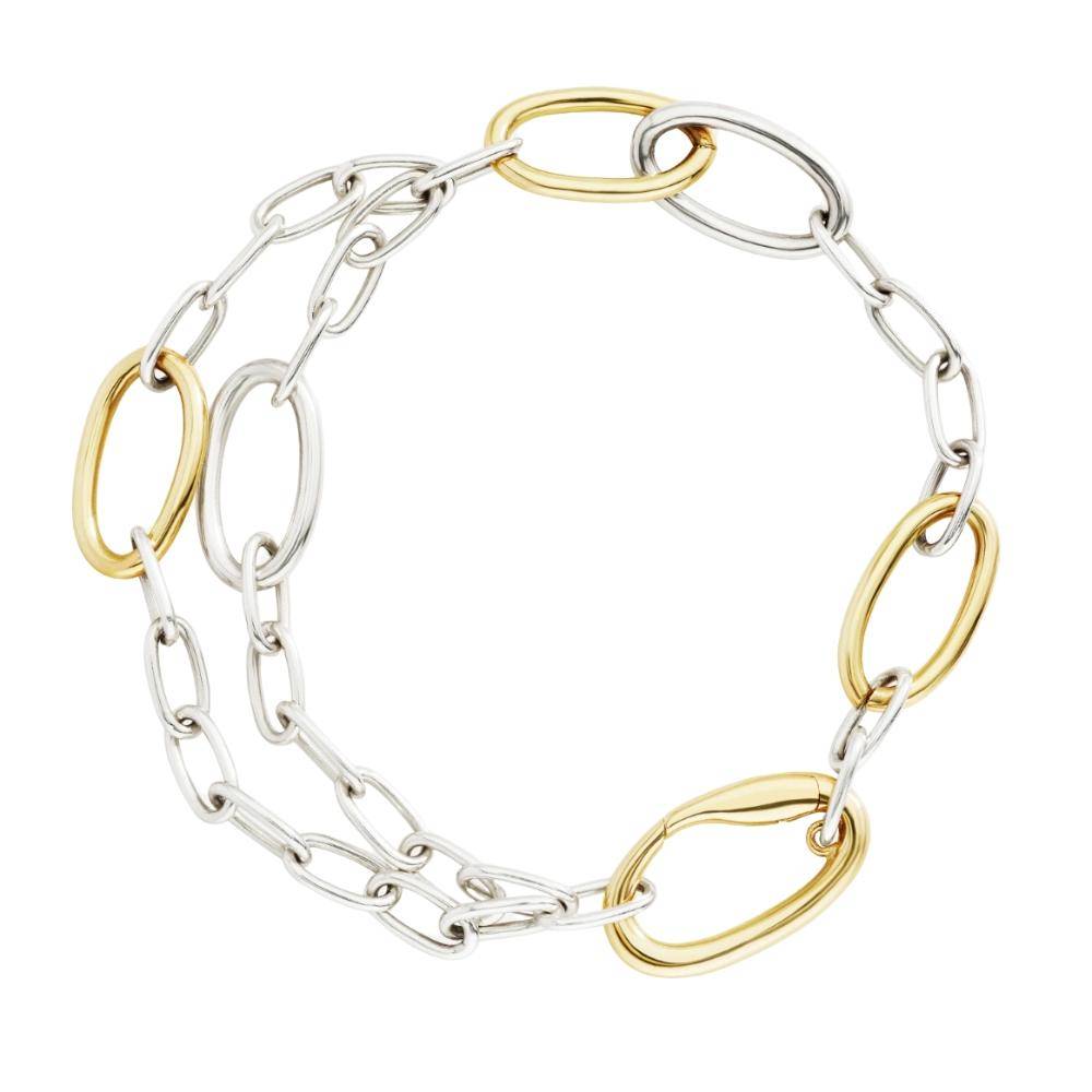 Bracciale Dodo Essentials argento & argento dorato