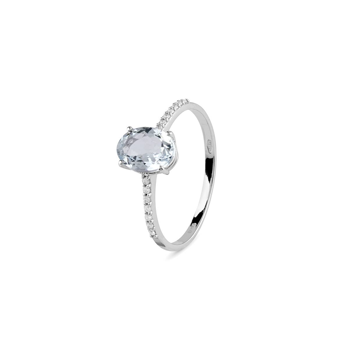 Anello Bliss Stephanie Acquamarina