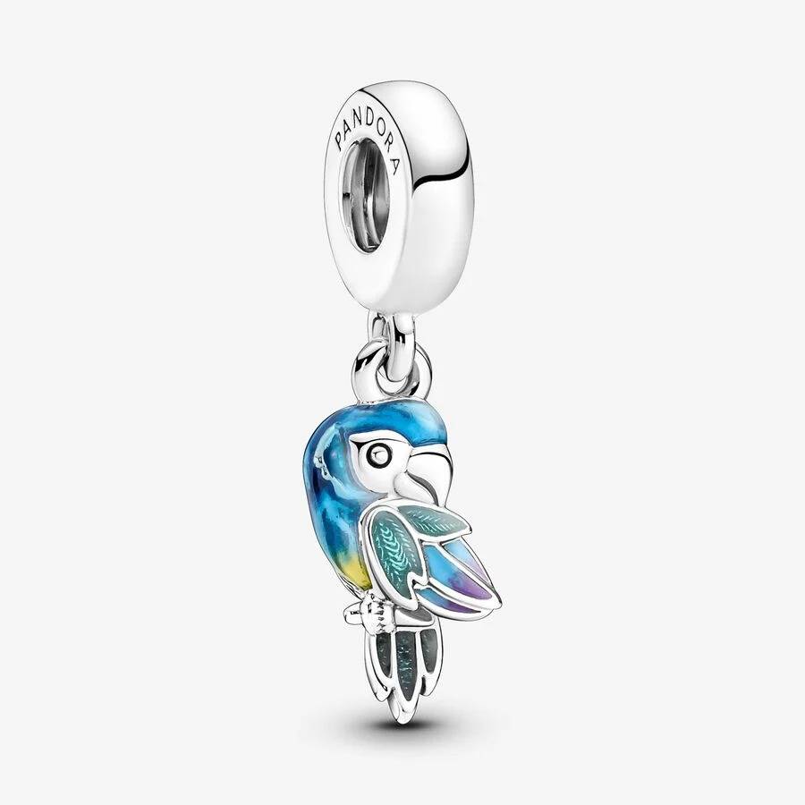 Charm Pandora Pappagallo del paradiso nella giungla