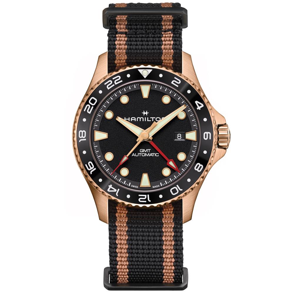 Orologio Hamilton Khaki Navy Scuba GMT Automatic Bronzo