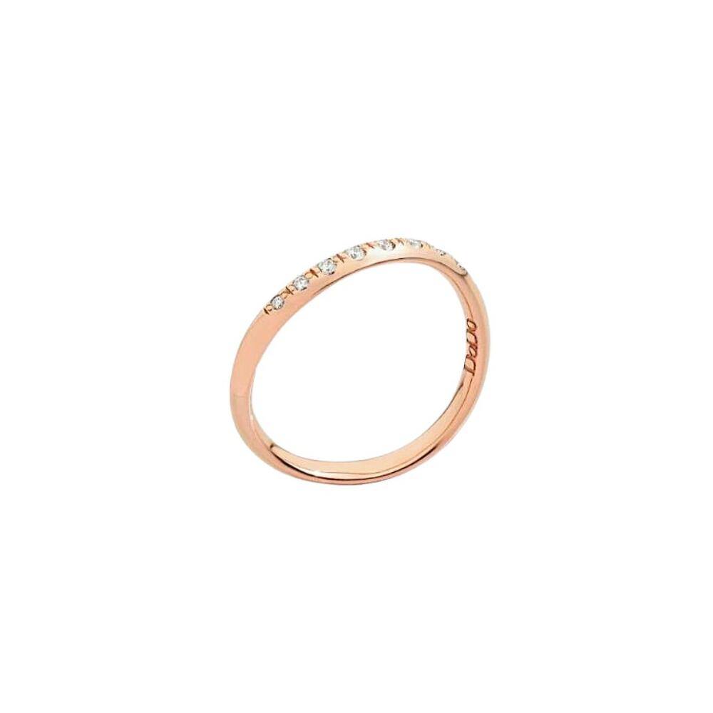 24523 Anello Dodo Essentials Wave con Diamanti - immagine 1