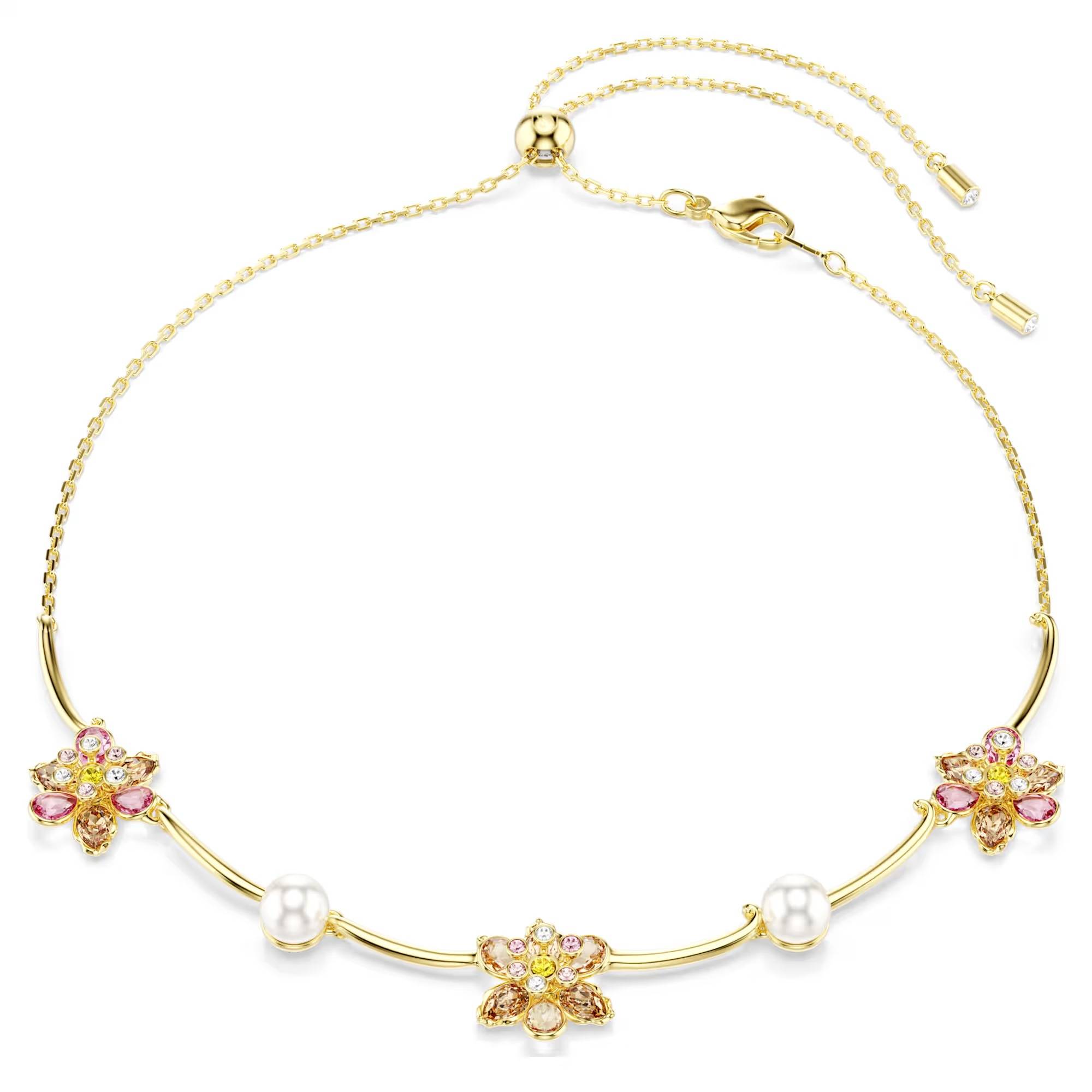 49063 Collana Swarovski Idyllia Fiore Perle - immagine 1
