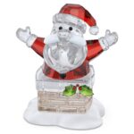 Cristallo Swarovski Babbo Natale Nel Camino Holiday Cheers