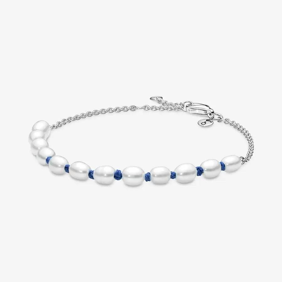 27302 Bracciale Pandora con perle coltivate d'acqua dolce trattate - immagine 1