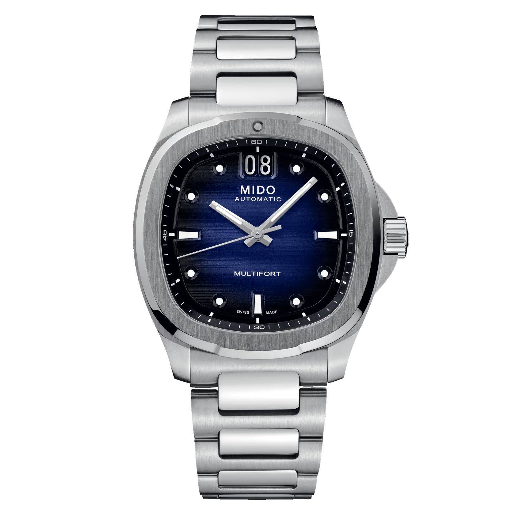 28652 Orologio Mido Multifort TV Big date Blu - immagine 1