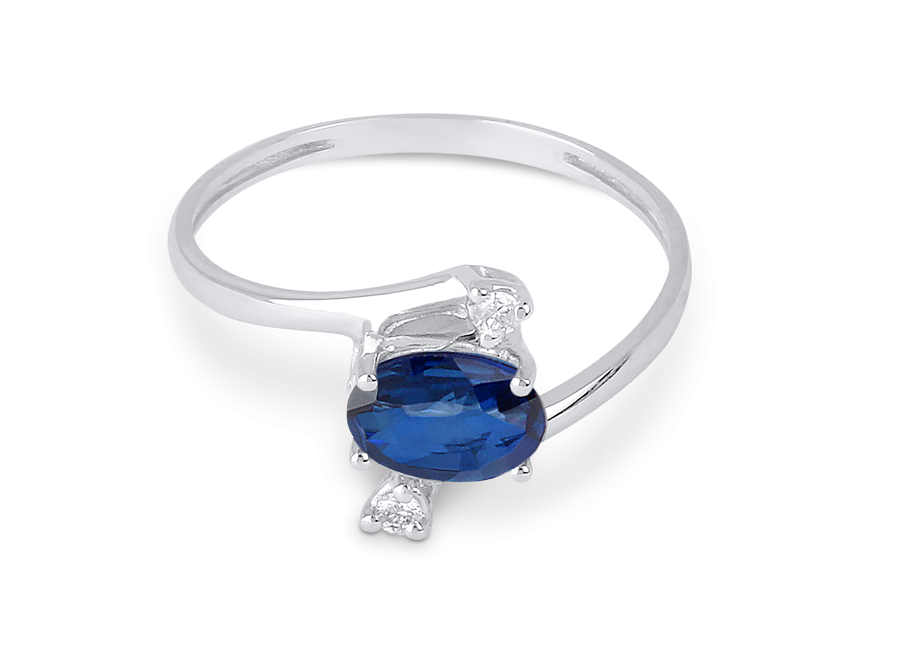 36600 Anello Demetra Zaffiro Diamanti - immagine 1